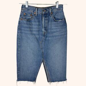 Levi's Capital E Levi's Premium Quality Line Denim Pencil Skirt